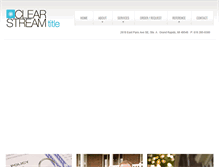 Tablet Screenshot of clearstreamtitle.com